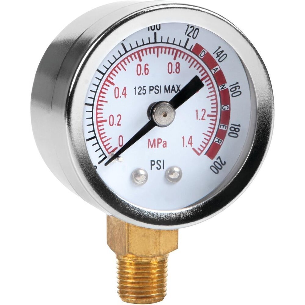 Air Pressure Gauge 0-200 PSI Tank Accessory